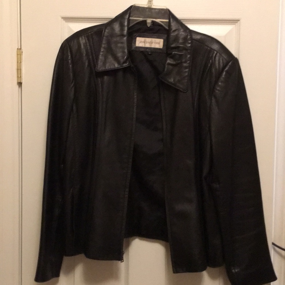 Jones of New York Leather Jacket